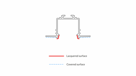 Profil LED LUMINES typ Subli biały lakierowany 1 m