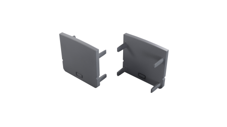 Zaślepka do profilu LUMINES RAI szara 2w1