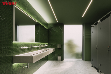 Zestaw TEKKNI HOM czarny, klosz mrożony 2,02 m