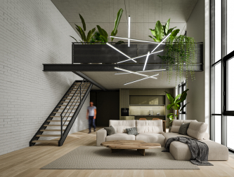 Profil LED LUMINES typ alba surowy 2,02 m
