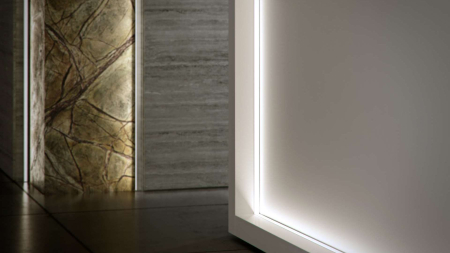 Profil LED LUMINES typ G RAL1923 mat. 3 m