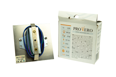 Oprawa schodowa LED 12V DECORUS RGB, Satyna
