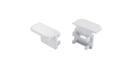 Zaślepka ALU do profilu LUMINES inFLEXA biała z otworem