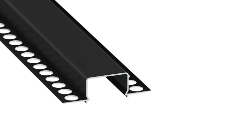 Zestaw TEKKNI HORST czarny, klosz mleczny 3 m