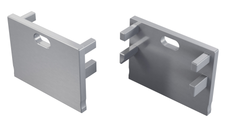 Zaślepka ALU LUMINES Motta surowa z otworem