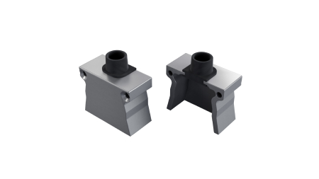 Zaślepka ALU LUMINES STRADA srebrna anodowana z przepustem