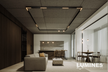 LUMINES GENESIS Lampa liniowa LINEAR 15 W CCT czarna