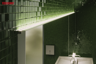 Zestaw TEKKNI HOM czarny, klosz mrożony 2,02 m