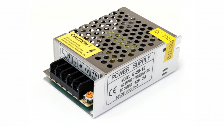 Moduł zasilacza montażowy 12V 25W IP20 2A