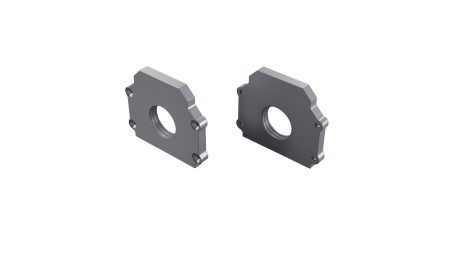 Zaślepka ALU LUMINES DURO srebrny anodowana z otworem