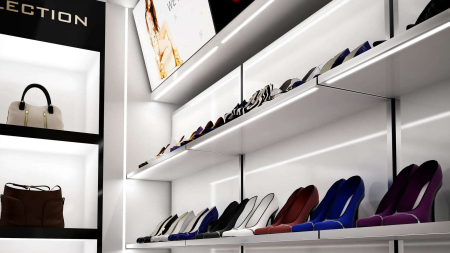 Profil LED LUMINES typ B RAL1923 mat. 1 m