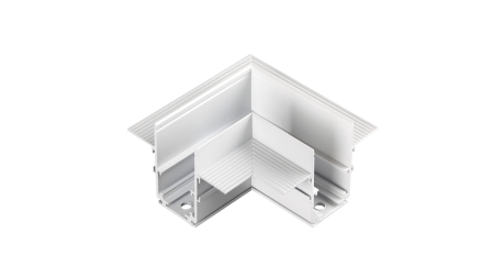 LUMINES GENESIS Łącznik podtynkowy T1 90° horyzontalny biały