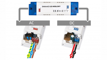 Zasilacz plastic case 12V 60W 5A IP20