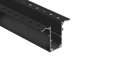 LUMINES GENESIS Szynoprzewód podtynkowy T2 do gipsowania czarny 2 m