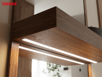 Zestaw TEKKNI SKAST czarny, klosz mleczny 3 m