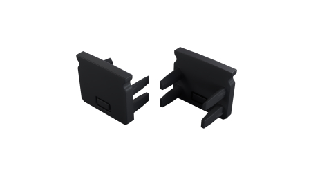 Zaślepka do profilu LUMINES SEI czarna 2w1