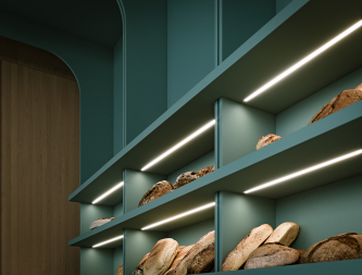 Profil LED LUMINES typ axin Reed Green lakierowany 3 m