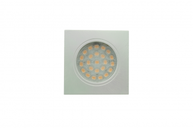 Oprawa meblowa wpuszczana kwadrat 1,8 W Aluminium