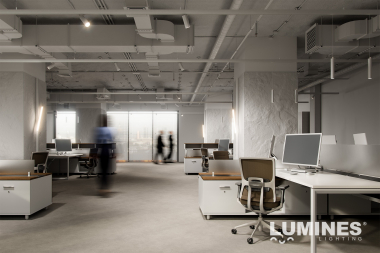 LUMINES GENESIS Lampa liniowa LINEAR kątowa wertykalna 24 W 4000 K  biała