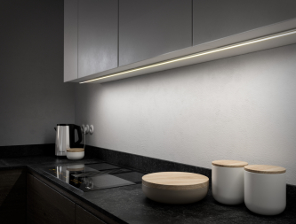 Profil LED LUMINES typ A RAL1923 mat. 3 m