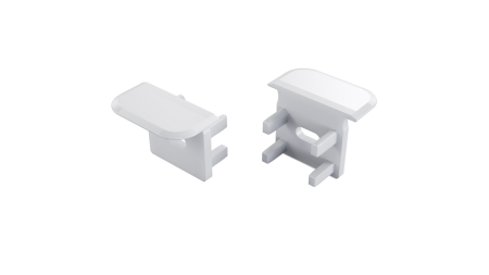 Zaślepka do profilu LUMINES inFLEXA biała z otworem