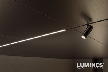 Profil LUMINES typ SOLVIA czarny anodowany 3 m