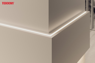 Zestaw TEKKNI SELDE czarny, klosz mleczny 3 m