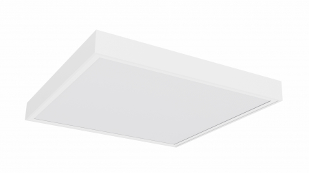 Obudowa / ramka natynkowa do paneli LED 60x60 - aluminiowa biała składana