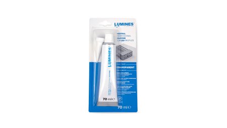 Silikon LUMINES Lighting, neutralny transparentny, tubka 70 ml