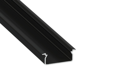 Zestaw TEKKNI TVED czarny, klosz transparentny 2,02 m