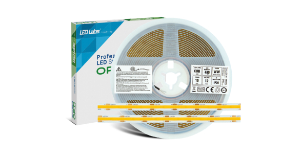Taśma OPTI 12 V 2400 LED COB 10 W 6500 K