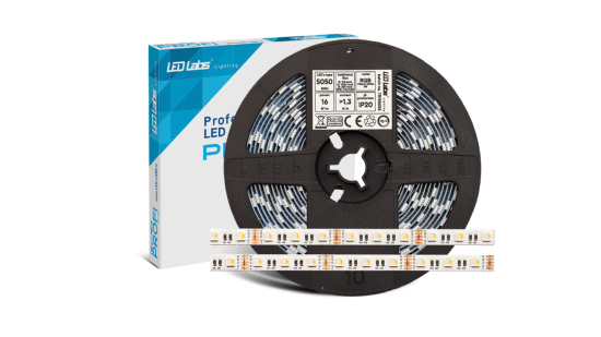 Taśma PROFI 24 V 300 LED 5050 SMD 16 W RGB W 4000 K
