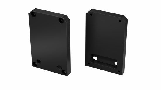 Zaślepka ALU do profilu LED LUMINES TALIA M2 czarna lakierowana