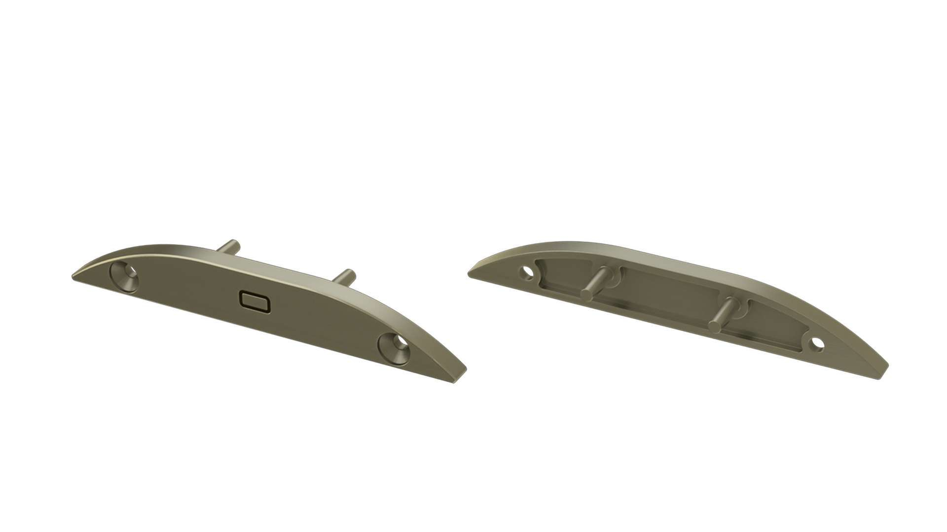 Zaślepka do profilu LED LUMINES RETO inox 2w1