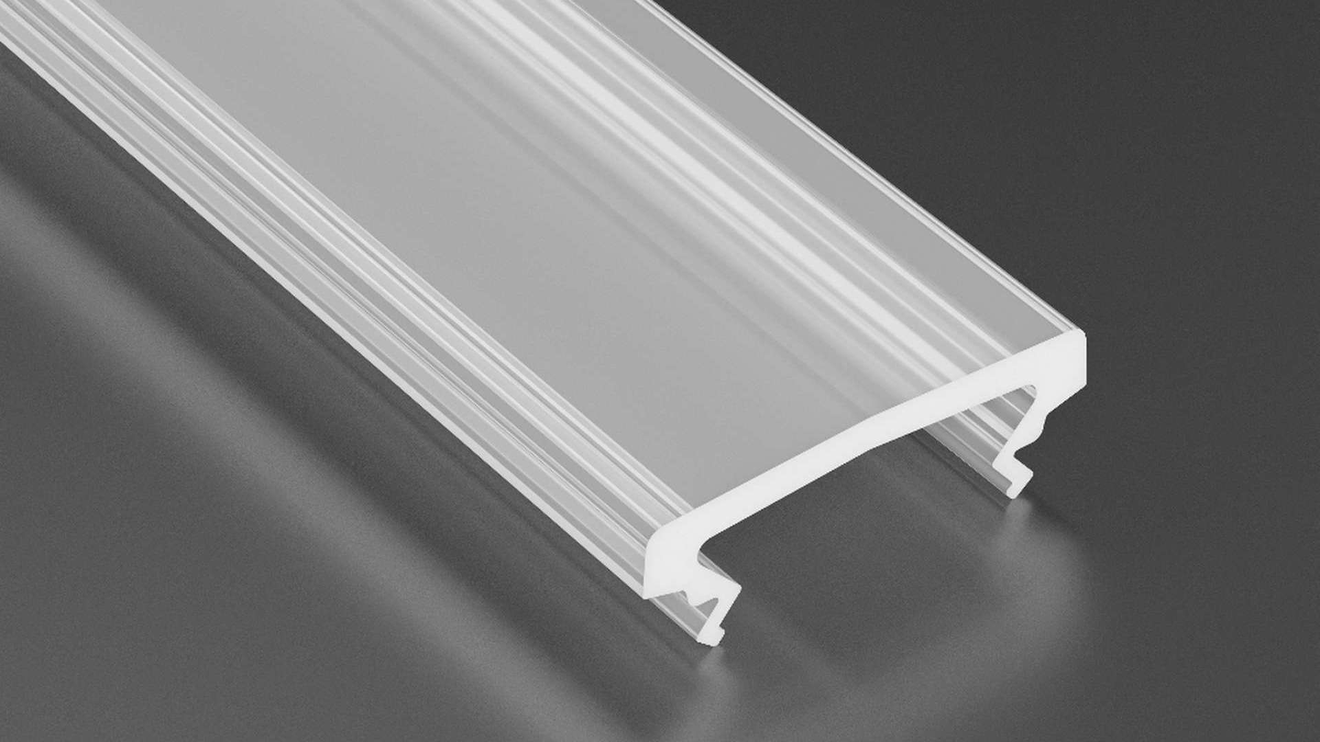 Klosz do profilu LED LUMINES HIGH PMMA mrożony 3 m