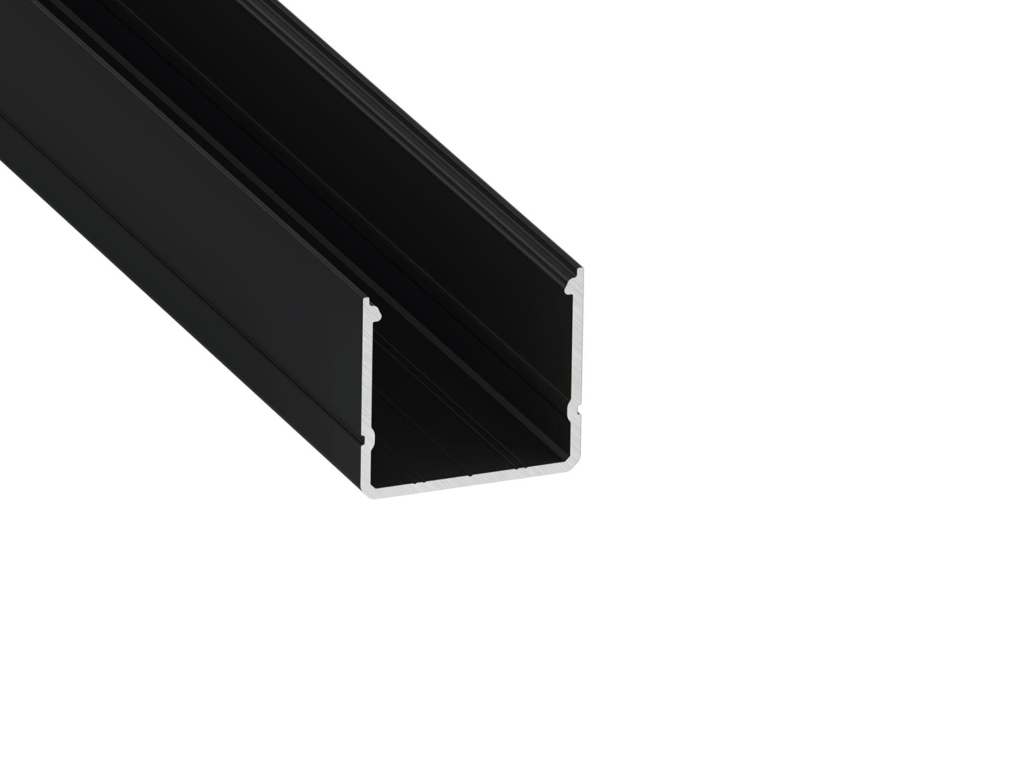 Profil LUMINES typ RAI czarny anodowany 1 m