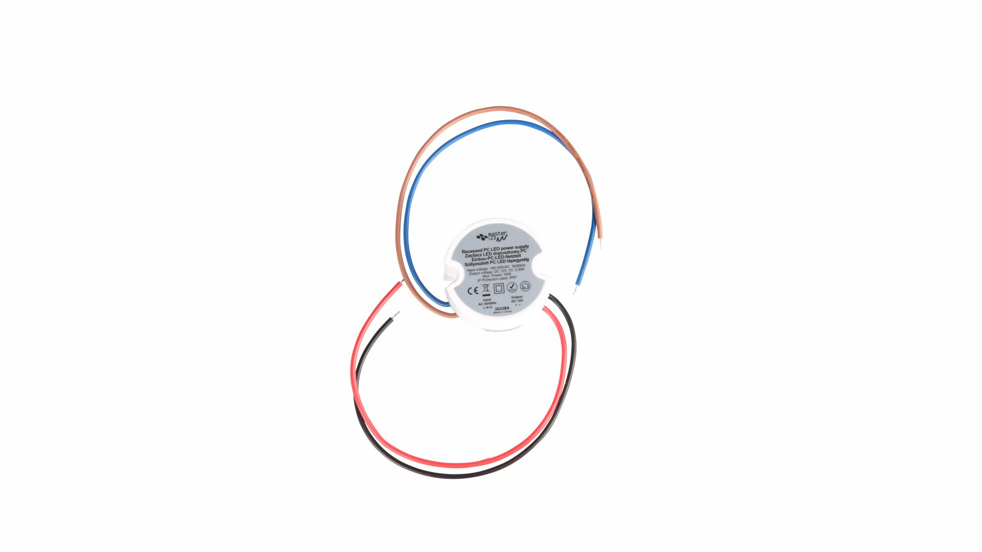 Moduł zasilacza plastic case 12V 10W IP67 0,83A do puszki