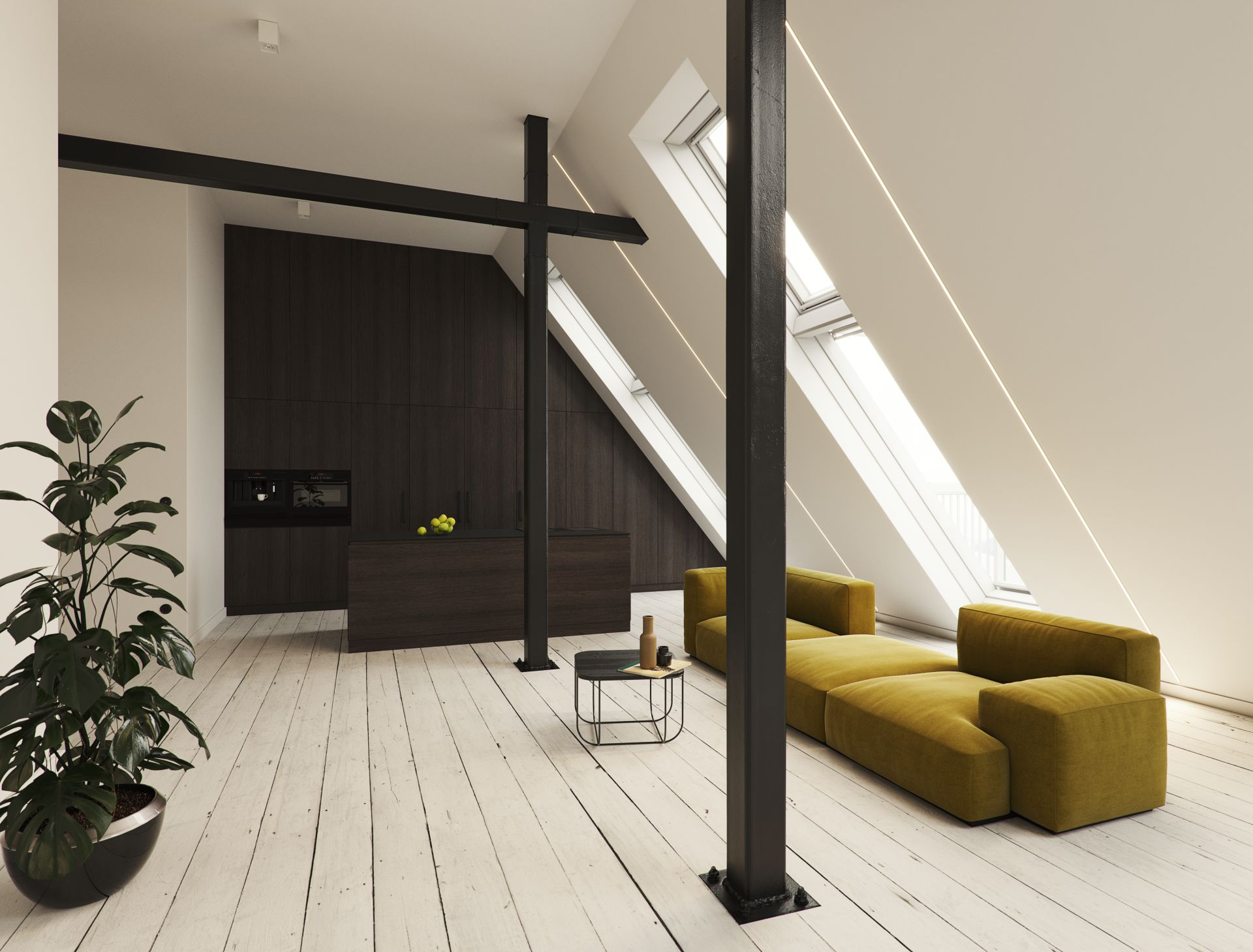 Profil LED LUMINES typ U surowy 3 m