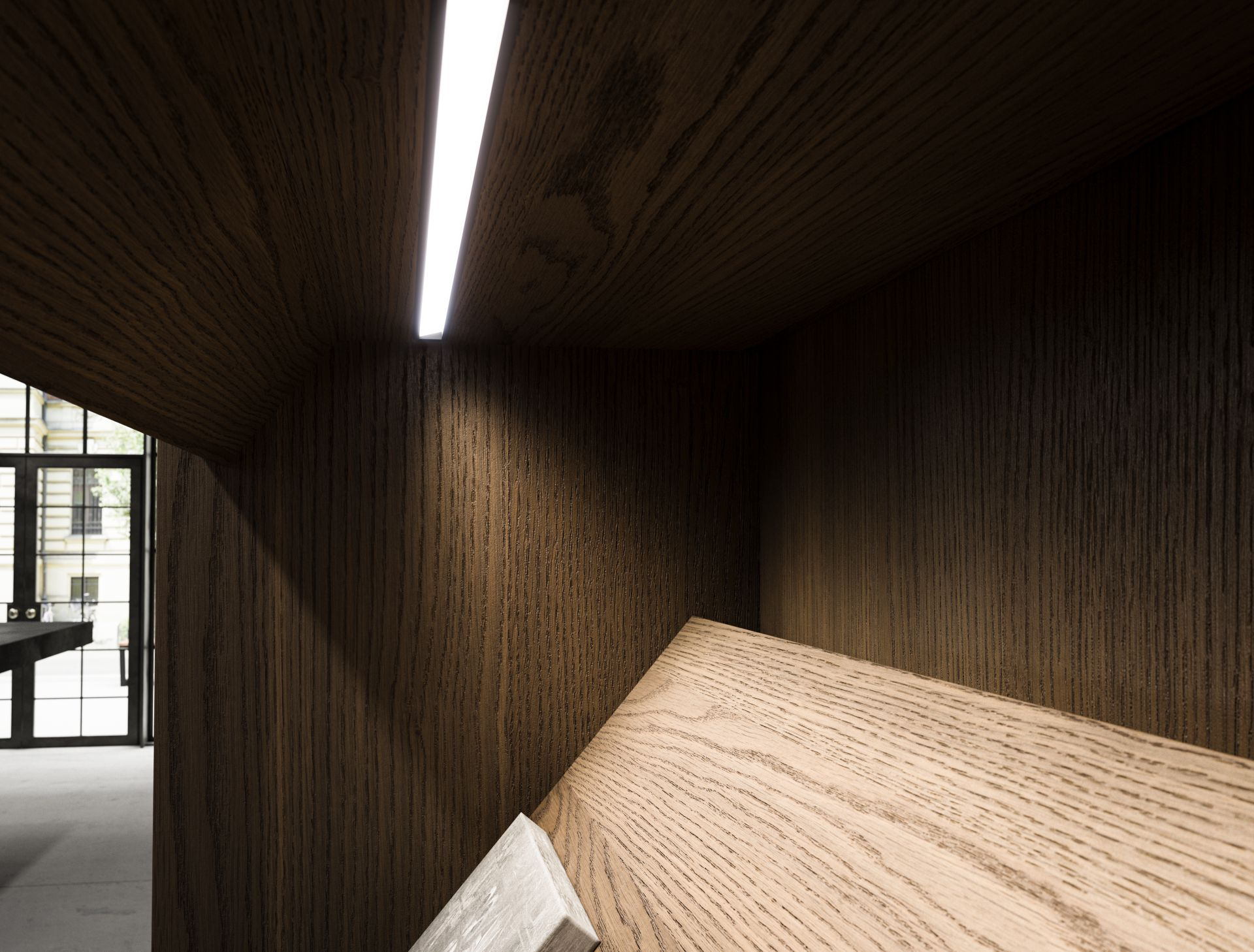 Profil LED LUMINES typ V surowy 1 m