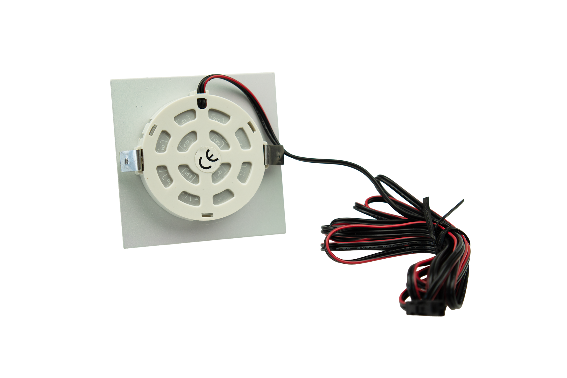 Oprawa meblowa wpuszczana kwadrat 1,8 W Aluminium