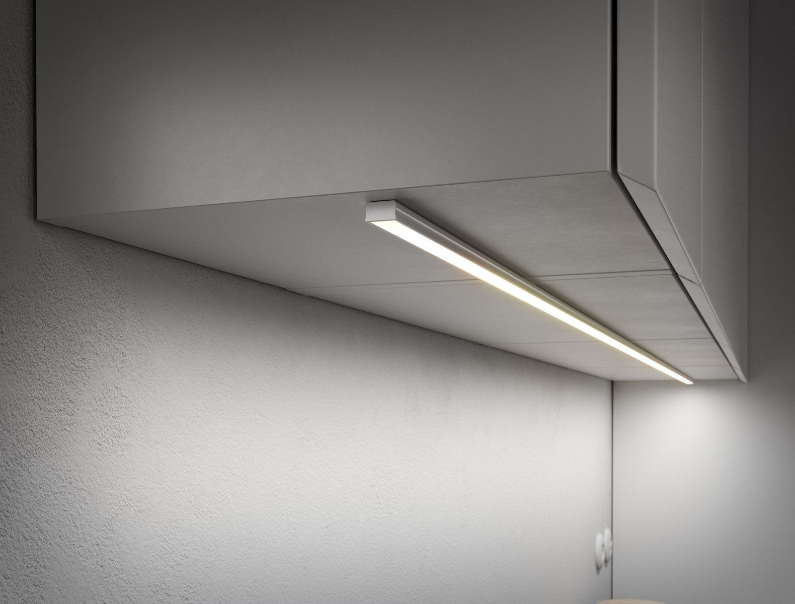 Klosz do profilu LED LUMINES BASIC mleczny 2,02 m v1