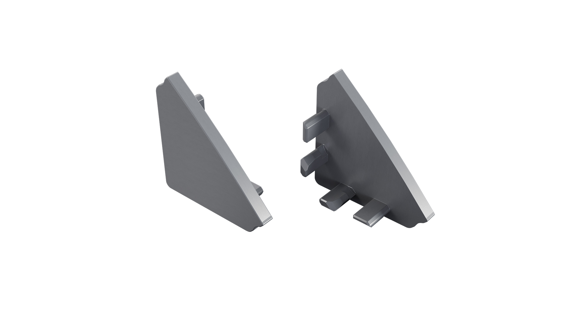 Zaślepka ALU LUMINES AGO srebrna anodowana