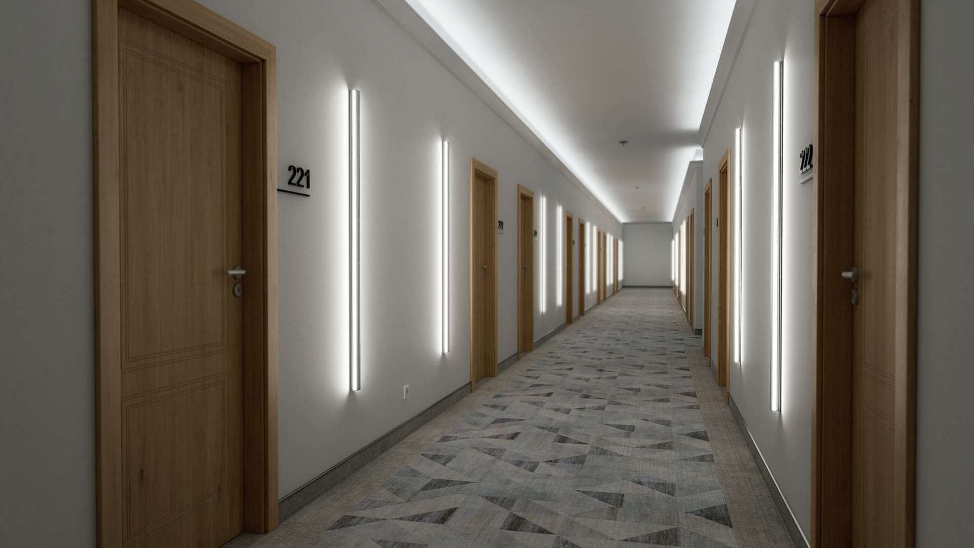 Profil LUMINES typ DOPIO czarny lakierowany 3 m