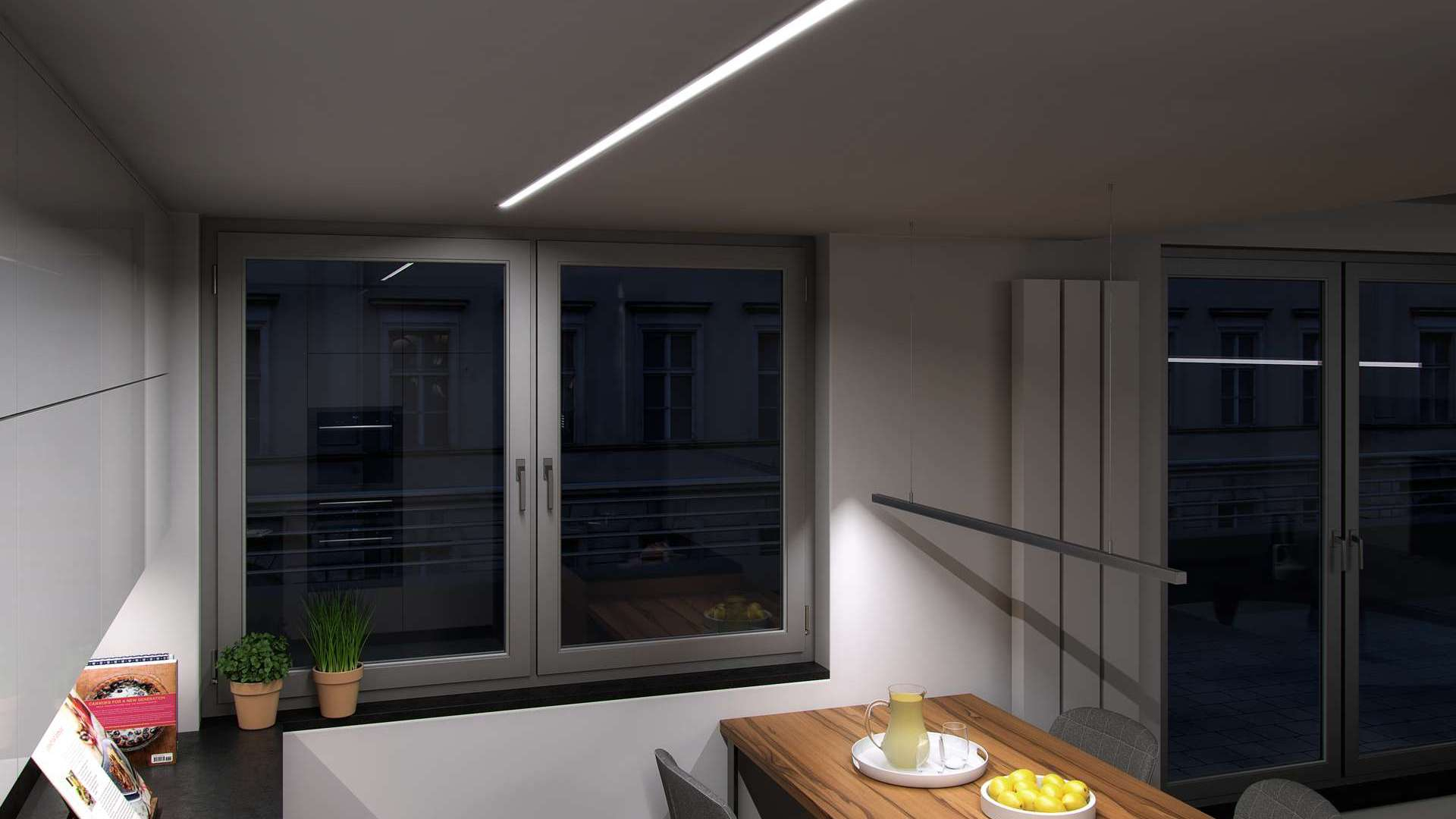 Profil LED LUMINES typ inTalia biały lakierowany 3 m