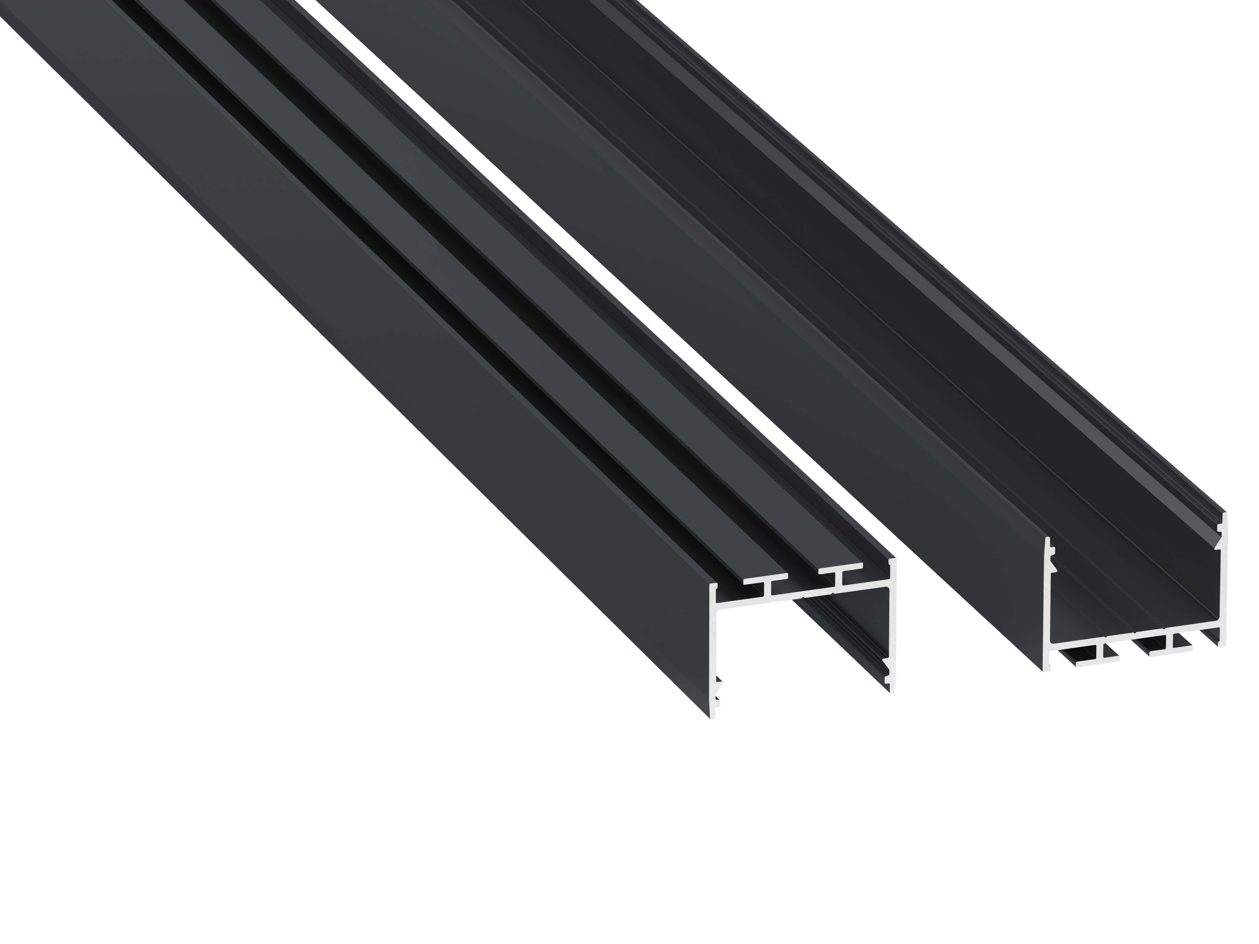 Profil LED LUMINES typ alba Rock Anthracite lakierowany 2,02 m