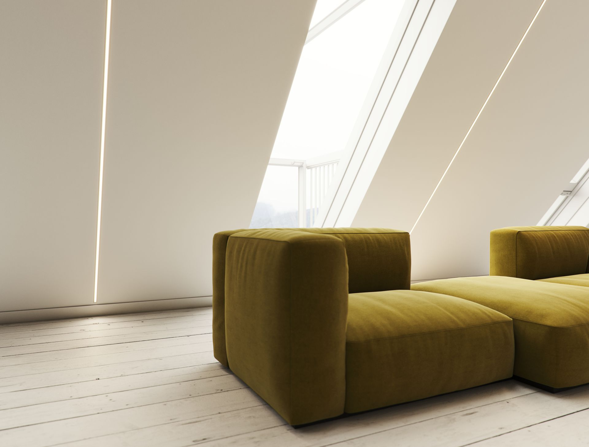 Profil LED LUMINES typ U surowy 3 m