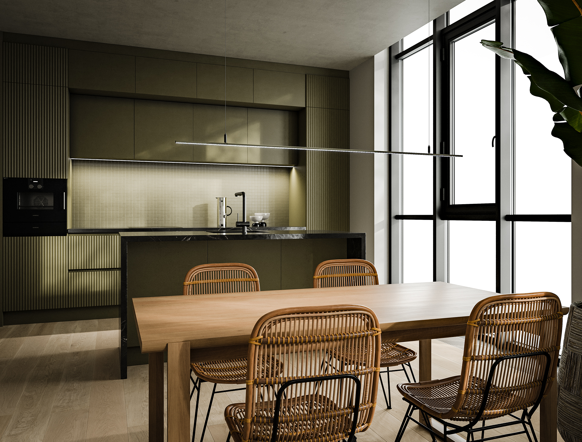 Profil LED LUMINES typ atom biały lakierowany 1 m