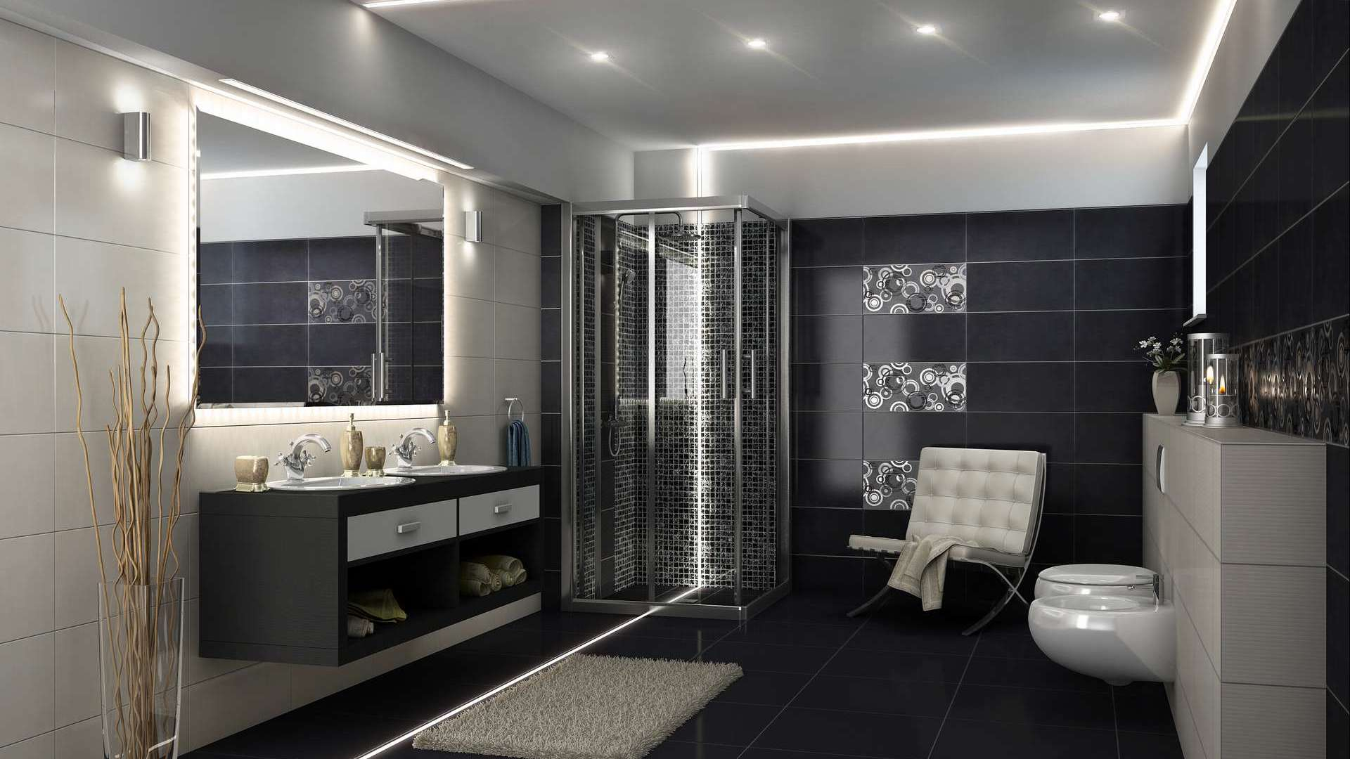 Profil LED LUMINES typ INSO srebrny anodowany 1 m