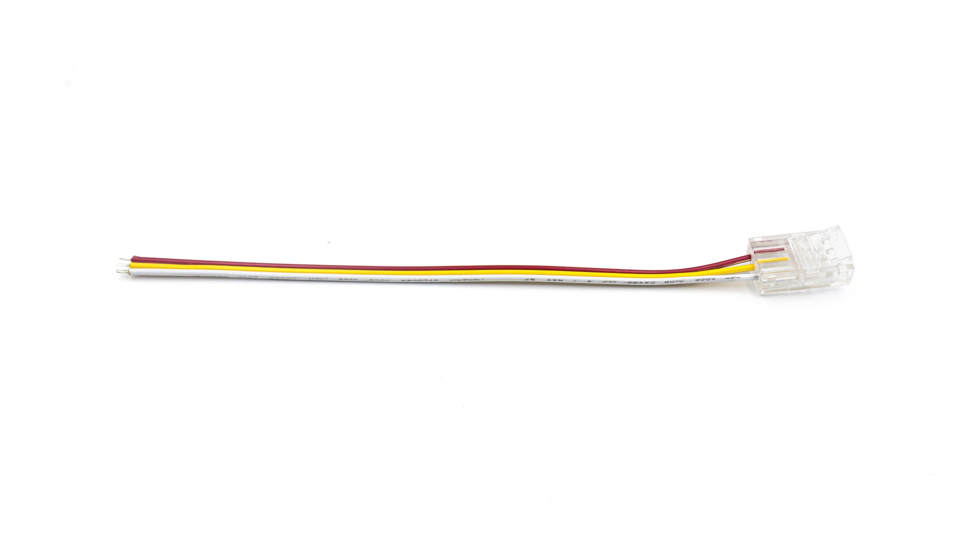 Złącze LED PRO B do taśm LED CCT 10mm 1-stronne z przewodem