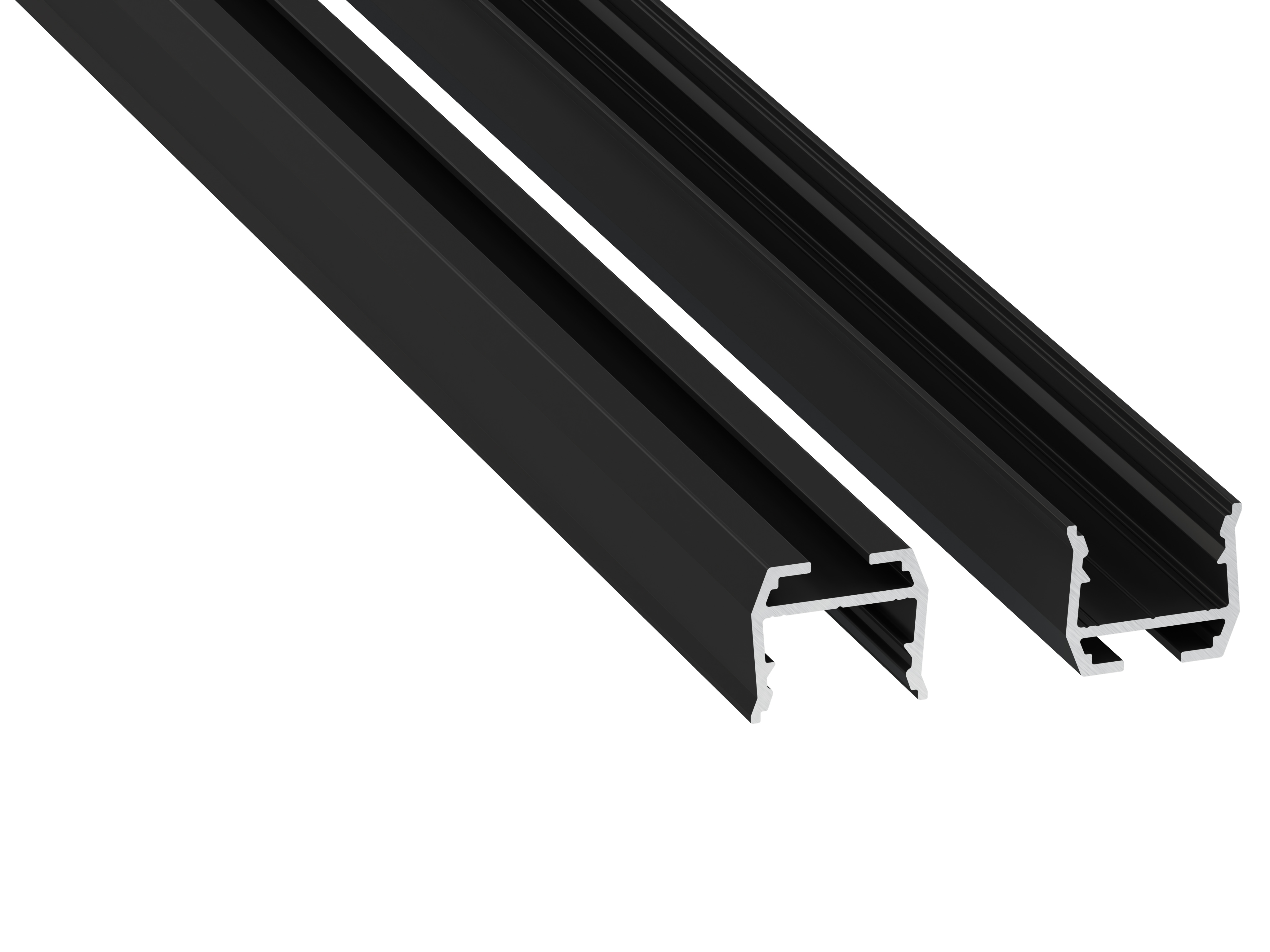 Profil LED LUMINES typ axel czarny anodowany 3 m